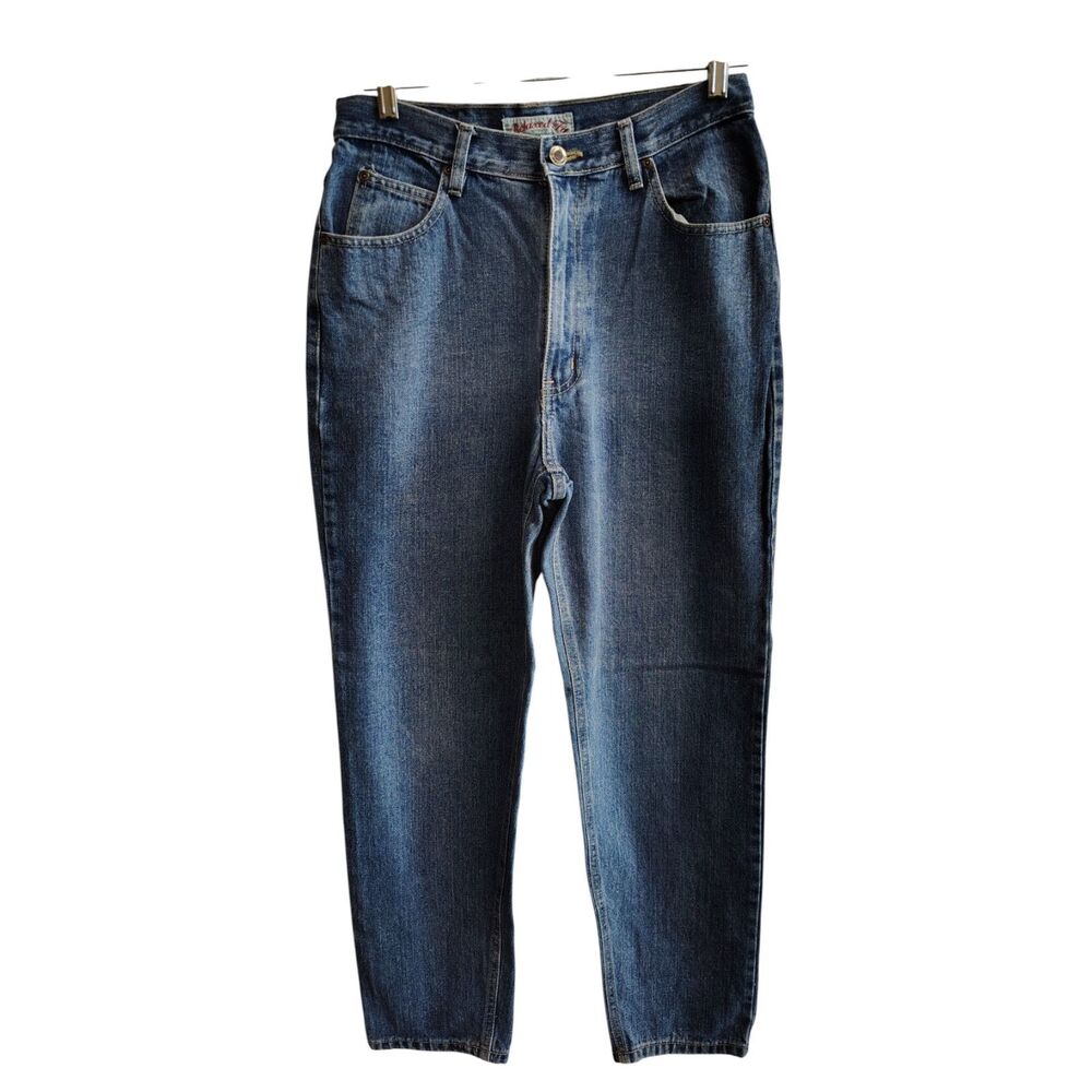 Vintage St Johns Bay Women's Relaxed Fit High Rise Blue Denim Jeans‎ 10P